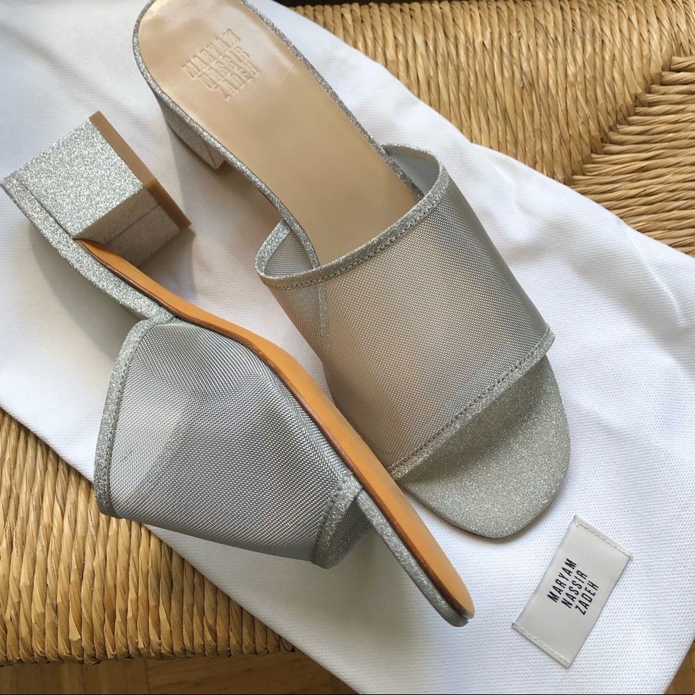 Maryam Nassir Zadeh Mesh Sophie Slide size 39/9